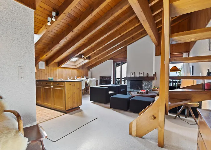 Piscine, & Vue Sur Le - 6 Pers Apartment Crans-Montana