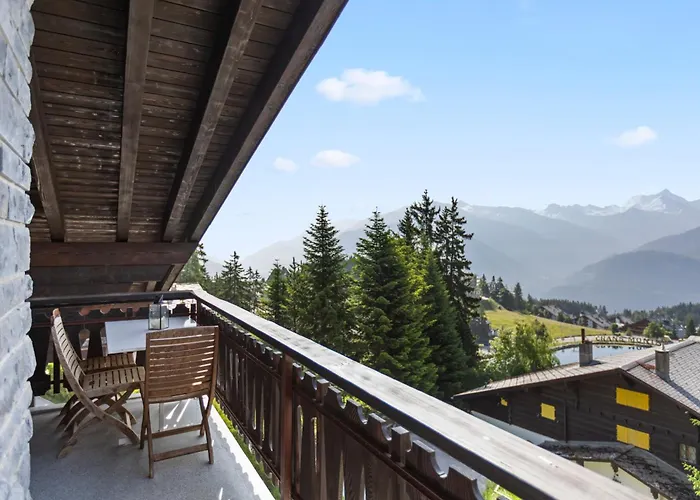 Piscine, & Vue Sur Le - 6 Pers Кран-Монтана